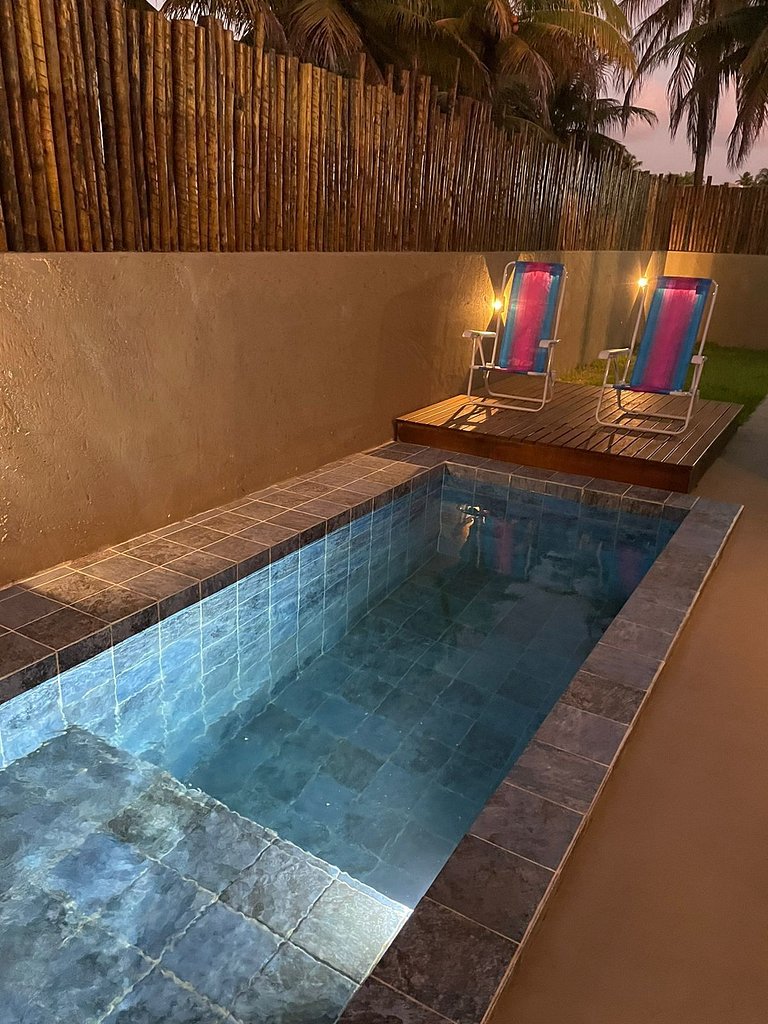 Bangalô Patacho, 2 suites com piscina privativa