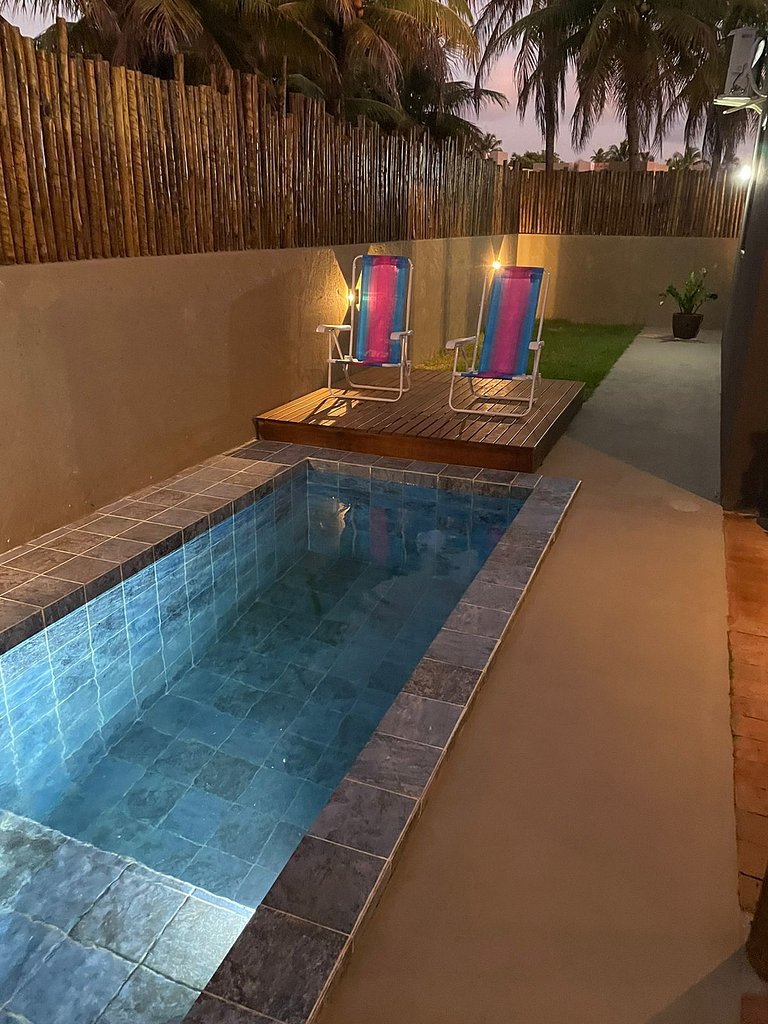 Bangalô Patacho, 2 suites com piscina privativa