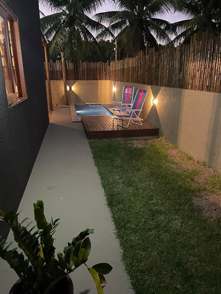 Bangalô Patacho, 2 suites com piscina privativa