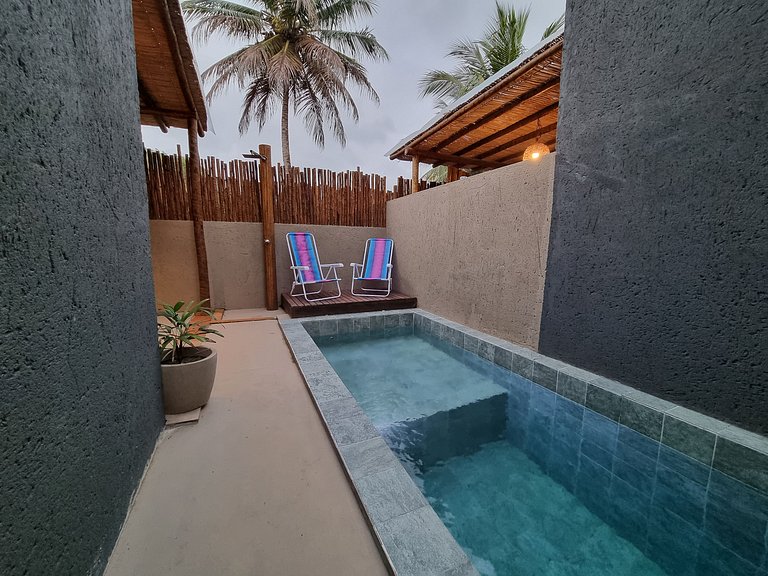 Bangalô Patacho, 2 suites com piscina privativa