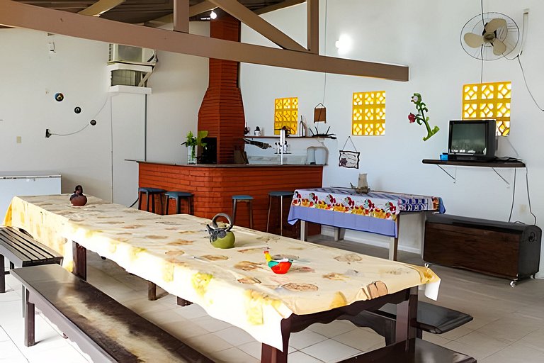 Casa c/ 5qts, piscina prox da praia carro quebrado