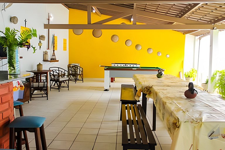 Casa c/ 5qts, piscina prox da praia carro quebrado