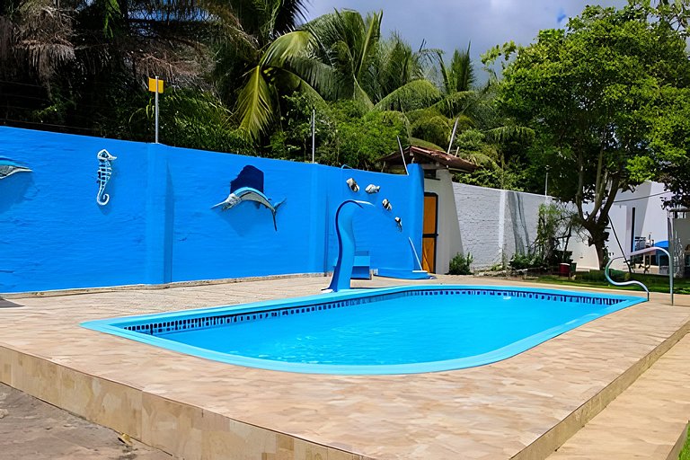 Casa c/ 5qts, piscina prox da praia carro quebrado